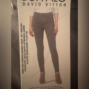 Buffalo David Bitton Women's dark gray Skinny Jeans as shown in last picture NWT